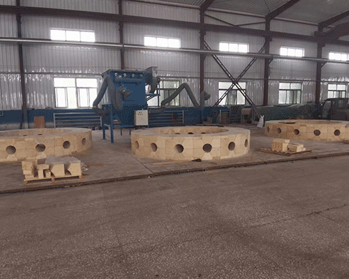 熱風(fēng)爐燃燒器組合磚，紅柱石磚